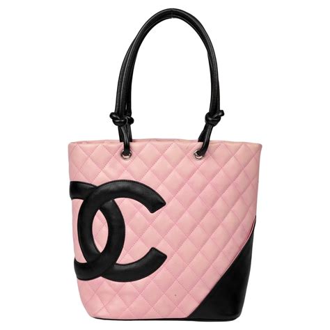 chanel small chambon tote with pink liner|chanel handbags uk.